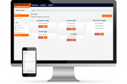 DDoS IP protection client panel web interface