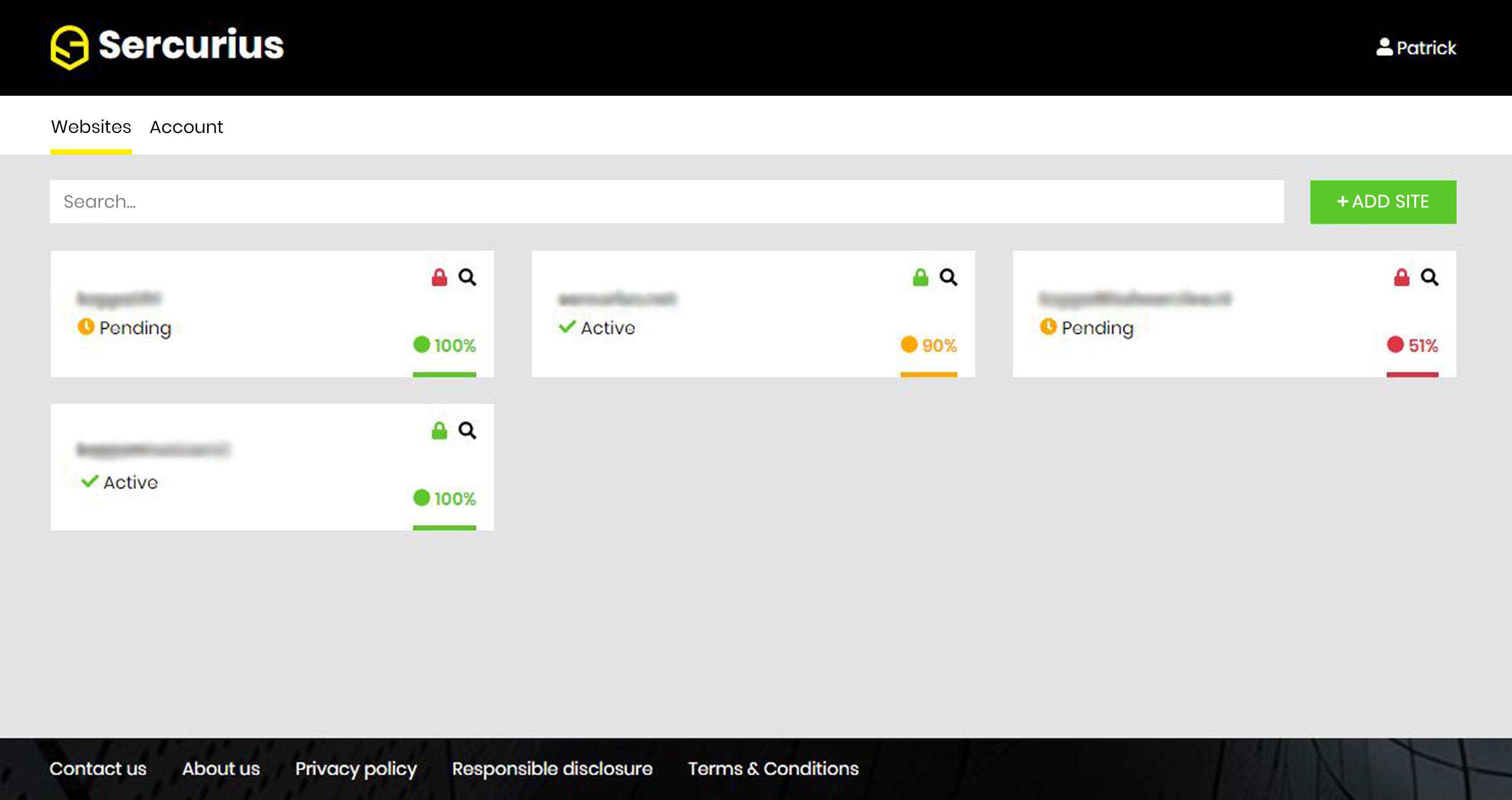 sercurius dashboard free web application firewall