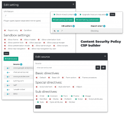 Content Security Policy CSP builder